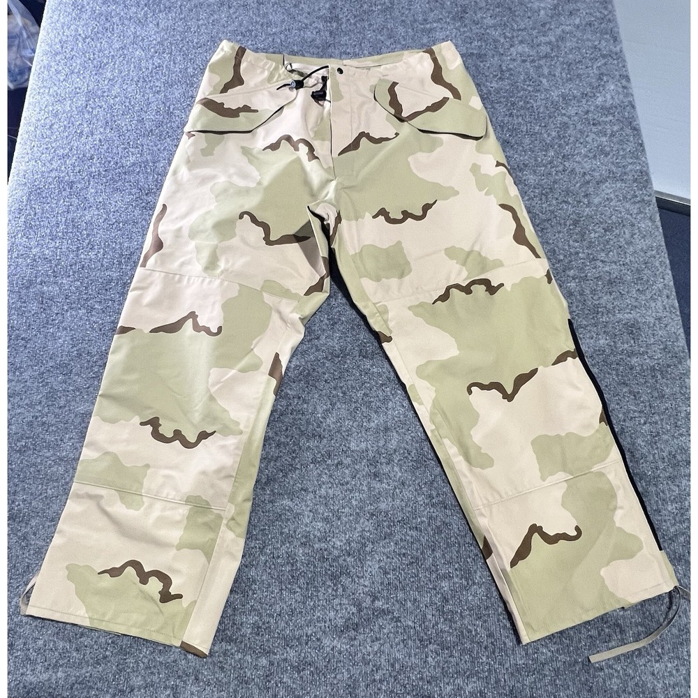 US Military ECWCS Gen II Desert Camo GORE-TEX Trousers Pants Large Regular
